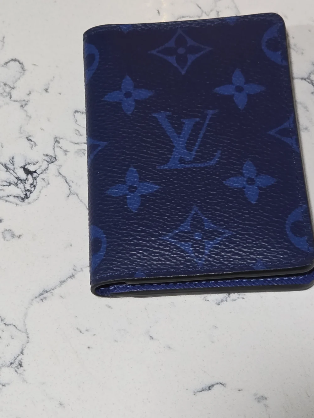 Louis Vuitton Cobal Taigarama Monogram Card Holder-GIFTABLE